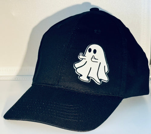 Dad Cap With 3D Ghost